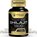 Himalaya Shilajit voor mannen - 1500mg Shilajit Capsules voor mannen, Pure Shilajeet voor vrouwen met natuurlijk accuring Fulvic Acid - Shilajet voor Enhanced Energy and Immune Support - 120 Tellen (Pack of 1)