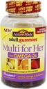 Nature Made Multi voor haar Plus Omega-3 Volwassen Gummies, 90 Tellen