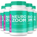 (5 Pack) Neuro Zoom Supplement, Neuro Zoom Organic Memory Supporting Formula, Neuro Zoom to Reduce The Negative Effects of Brain Fog, Neuro Zoom Used to Boost Memory, NeuroZoom Reviews (300 Capsules)