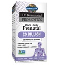 Jardin de la vie Dr. Formulé Probiotiques une fois par jour Prénatal - Acidophilus & Bifidobacteria Soutien probiotique pour maman et bébé - Sans gluten, sans lait et sans soja - 30 capsules végétariennes de dénombrement