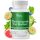 Thermogene vetbrander Braziliaanse Lean, gewichtsverlies pillen voor vrouwen, waist trimmer & supplementen voor opgeblazen gevoel voor vrouwen & mannen, 60 capsules