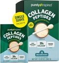 Puur geïnspireerd Collageen Poeder, 18 Single Serve Packets, Unflavored - 20g Collageen Peptides Proteine Powder for Women & Men - Grass-Fed & Pasture Raised - Gluten-Free, Paleo & Keto-Friendly