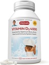 ANDREW MOINSMAN Vitamine D3 4000 UI 360 Capsules - High Potency, Essential for Calcium Absorption, soutient la santé des os, la fonction musculaire saine, système immunitaire, plus.