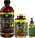 Maju Superfoods Large Black Seed Oil en Oregano Bundle