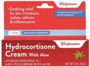 Walgreens Hydrocortison met Aloë Cream 1% Maximun Strength