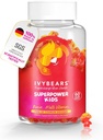 IvyBears® Superpower Kids - Multivitamine Gummies for Immune Support - Versterken van kinderimmune Systems met vitamine C, D2, B6, A - Fully Natural Berry-Flavored - Duits-Made Daily Supplement