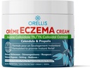 Eczeem Cream met biologische Colloïdale havermout, Calendula & Propolis, Natuurlijke Eczeem Relief Zalf & Body. Instant Itch Relief, Dermatitis Lotion Kids & Adults. Soothe huidirritaties.