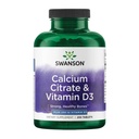 Swanson Calciumcitraat & vitamine D 250 Tabs