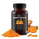 UpWellness Golden Revive + Joint Support Supplement met Kurkuma met zwarte peper, quercetine, en Magnesium- turmeric Boswellia supplement - 6 actieve ingrediënten voor gezamenlijke zorg - 60 capsules