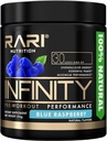 Infinity Pre Workout Performance - Pre-workout voor vrouwen en mannen, high-performance energiepoeder - 30 porties - Blue Raspberry