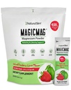 NaturalSlim MagicMag Magnesium Packs 30 Stick Pack Magnésium Citrate Powder – Stress, Constipation, Muscle, Heart Health, and Sleep Support