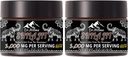 Pure Shilajit Resin, Authentic Golden Grade A,1000mg Maximale Potentie Biologische Natuurlijke Shilajit Resin met Fulvic Acid voor Energie, Immune Support,50 Gram,2 Pack