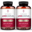 VITASEI Liver Cleanse Detox & Repair, Complexe hépatique W/Milk Thistle Extract, Garcinia, Curcumin C3, Soutien complément alimentaire à base de plantes, Formule de détox pour les femmes et les hommes, 60 Capsule (paquet de 2)