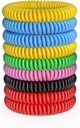 12 Pack Mosquito Armbanden, Mosquito Bands voor volwassenen en kinderen met individueel verpakt & DEET Gratis, natuurlijke en waterdichte polsbandjes Citronella Armbanden voor Camping Wandelen