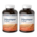American Health Original Papaya Enzyme - 600 Kauwtabletten, Pack of 2 - The After-Meal Supplement - Non-GMO, Vegan - 400 Total Servings