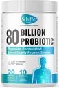 80 miljard Probiotica, 20 capsules met vertraagde afgifte met 10 strepen