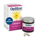 Optibac Probiotiques Saccharomyces Boulardii - Vegan Scientifically Proven Digestive Probiotique Supplément, 5 milliards CFU - 40 capsules