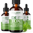 Liquid Chlorofyl Drops 50mg: Vegan Chlorofyll Liquid Drops for Natural Energy Boost, Immune Support, Body Detox for Skin Care, Internal Deodorant, Mint Flavor, Non-GMO, Glutenvrij Totaal Nutra 2oz