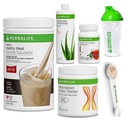 Herbalife Shake Healthy Meal Kit (Cookies et crème) Formule 1 + Herbal Aloe (Mango) + Herbal Tea Concentrate + Protéines Poudre + Shaker Cup & Spoo