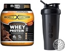 Body Fortress Super Advanced Whey Protein Powder, Chocolade (1,78 lbs) en BlenderBattle Classic Shaker Bottle (28 oz), Black