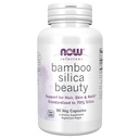 NOW Foods Solutions, Bamboo Silica Beauty, Support pour les cheveux, la peau et les ongles, Standardisé à 70% Silica, 90 Capsules de Veg