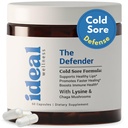 L-Lysine Cold Sore Treatment for Lips with Immune Support - Lysine 1000mg Capsules, Chaga, Bee Propolis, Vitamine C, Zink & Licore Root Extract - Non-GMO, Vegetarisch, 60 Capsules for Men and Women