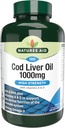 Natuurhulp hoge sterkte kabeljauwleverolie 1000mg met vitamine A & D - 180 capsules