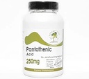 Pantotheenzuur 250mg ~ 200 Capsules - Geen additieven ~ Naturetitiesupplementen