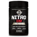 PMD Sport Nitro cm - Nitric Oxide met Agmetine Pre Workout Supplement - Spiergroei Pre Workout met L Arginine - Endurance Boost voor Hardcore Oefening, Training en Bodybuilding - 90 Capsules