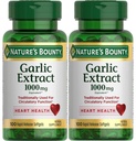 Nature's Bounty Knoflook Extract 1000 mg Softgels 100 ea (verpakking van 2)