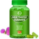 Melkdistel Gummies, Lever Reiniging Gummy, Organische Lever Detox Supplementen voor mannen en vrouwen - 60 Gummies (60 Tellen (pakket van 1))