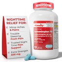TIME-CAP LABS, INC. Tijdig Acetaminophen PM - Extra sterkte PM - 400 Tel - Vergeleken met Tylenol PM Extra sterkte - Pijnverlichting PM voor een goede nachtrust - Made in USA
