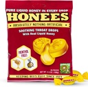 Honees Honing gevuld druppels, Honing Hoest druppels met echte honing-natuurlijke keel keel verlichting-niets kunstmatige-keel jas Lozen, natuurlijke Hoest Suppressant, Non-GMO, Glutenvrij (1 Pack 