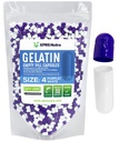 XPRS Nutra Maat 4 Lege Capsules - 100 Tel kleine lege Gelatine Capsules - Pillen DIY Capsule vullen - Vulbare Pure Bovine Pill Gel Caps voor Do-It-Yourself Supplementen (Paars/Wit)