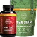 Primal oogst lever & groen poeder supplementen voor vrouwen en mannen, bundel