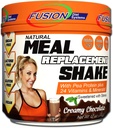 Fusion Plant-based Vegan Meal Vervanging Proteïnepoeder Creamy Chocolate Flavor, Beste Pure Raw Complete Sports Performance Shake, Glutenvrij, Suikervrij, 10 porties, door Fusion Diet Systems
