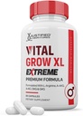 Justified Laboratories Vital Grow XL Extreme Pillen 1600MG Premium Formula Gepatenteerde Blend voor Heren Gezondheid 60 Capsules