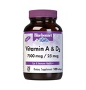 Bluebonnet Nutrition Vitamine A & D3 25.000 IE/1.000 IE uit Deep Sea, koud water, visolie - Voor Eye Health & Immune Function* - Glutenvrij - Zuivelvrij - Moleculair gedistilleerd - 100 Softgel/Servings