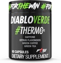 Diablo Verde Thermo Caps - 395mg cafeïne, Citrus, groene koffie, groene thee - 60 capsules, 60 porties