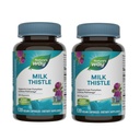 Nature's Way Milk Thistle, ondersteunt leverfunctie en ontgifting Padways*, 175 mg Milk Thistle Seed Extract Gestandaardiseerd tot 80% Silymarin per Serving, 120 Capsules (Verpakking mei Vary) - 2 Pack