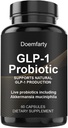 60 PCS GLP-1 Probiotic - AFU Multi-Strain Probiotic + Prebiotic, Natuurlijk Steun GLP-1 Productie, Vertraagde Release, Derde-partij getest, voor mannen & vrouwen 60 Servings (pakket van 1) V7