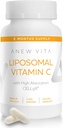Liposomale vitamine C-supplement - Verbeterde immuniteitsondersteuning, antioxidant rijk, optimale absorptie en biologische beschikbaarheid, ascorbinezuurkracht, niet-GMO, glutenvrij, plantaardige basis - 120 veggiecaps