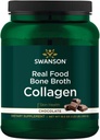 Swanson Real Food Bone Broth Collageen - Chocolade 19.5 oz Pwdr