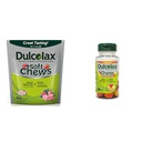 Dulcolax Zachte Kauwen Saline Laxative Gemengde Bessen (60ct) Zachte Constipatie Relief, Magnesium Hydraoxide 1200mg & Chewy Fruit Bites, Saline Laxative, Assorted Fruit (30ct) Krampvrije Constipatie Relief