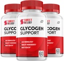 Sweet Relief Glycogen Support Capsules - SweetRelief Optimizer Advanced Formula, Sweet Relief Supplement, SweetRelief Booster Reviews, Glycogen Supplement (3 Pack - 180 Capsules)