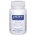 Encapsulations pures Iodine - Supplément pour soutenir la thyroïde et aider à maintenir le métabolisme cellulaire sain - avec Iodide de potassium Premium - 120 Capsules
