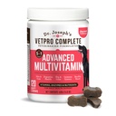 Dr. Joseph's VetPro Complete Multivitamine Hond Supplement, 120 Telling (Large Dog 60 Day Supply), 5in1 Kauw met Vitaminen, Enzymen & Nutriënten, Hip & Joint Health, Immuun System & Allergie Ondersteuning