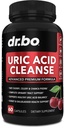 Uric Acid Cleanse Support Supplement - Nierherbal Supplementen Pillen met Chanca Piedra, Selderij & Tart Cherry Extract Formule - Gezamenlijke ondersteuning, Uric Acid Flush & Nierreiniging Detox Purge Capsules