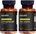 Endurance producten Co-Enzyme Q10 Crystal-Free (120 softgels) B3 Plain Niacin