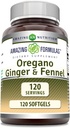 Verbazingwekkende Formules Oregano olie met gember & niet-gember supplement 